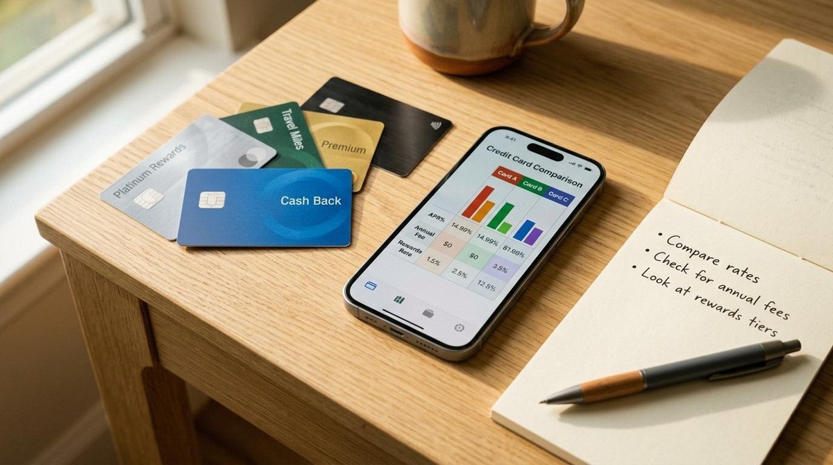 Cómo elegir tu primera tarjeta de crédito en México según tu estilo de vida y metas financieras 3 Comparación de criterios de tarjetas de crédito.