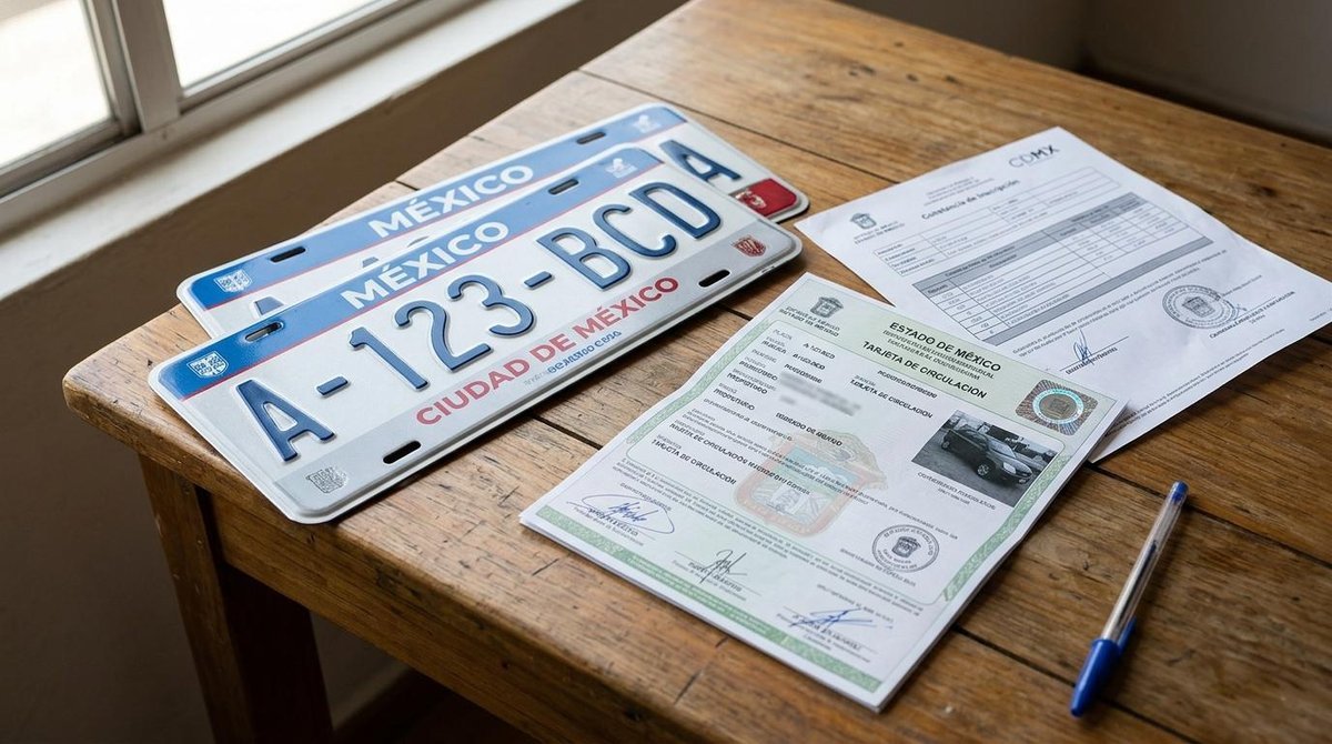 Cómo pagar la tenencia vehicular desde Mercado Pago paso a paso en México 2 Persona reuniendo los documentos necesarios para realizar el pago de la tenencia vehicular.