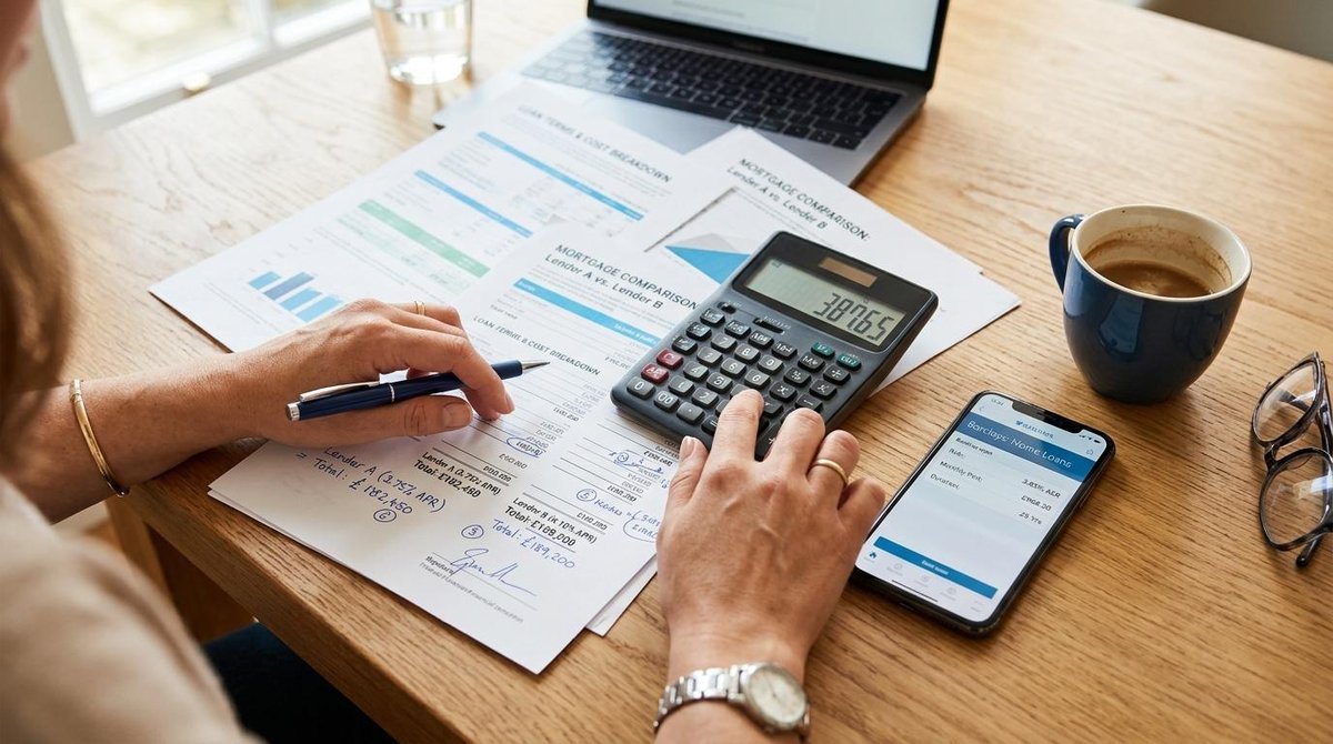 Préstamo personal vs tarjeta de crédito: cómo elegir según tu situación financiera 3 Persona que compara los costos de tarjeta de crédito.